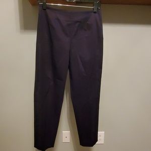 Armani side zip capri pants